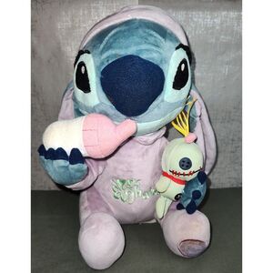 Disney Lilo and Stitch Stitch in Pajamas Scrump 10" Plush